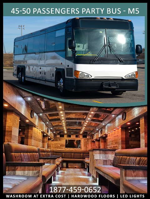 45-50 PASSENGERS PARTY BUS M5