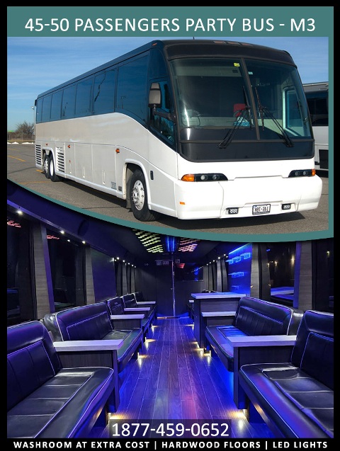 45-50 PASSENGERS PARTY BUS M3